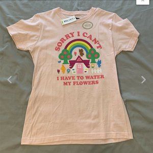 NWT Nintendo Animal Crossing Water My Flowers Pink